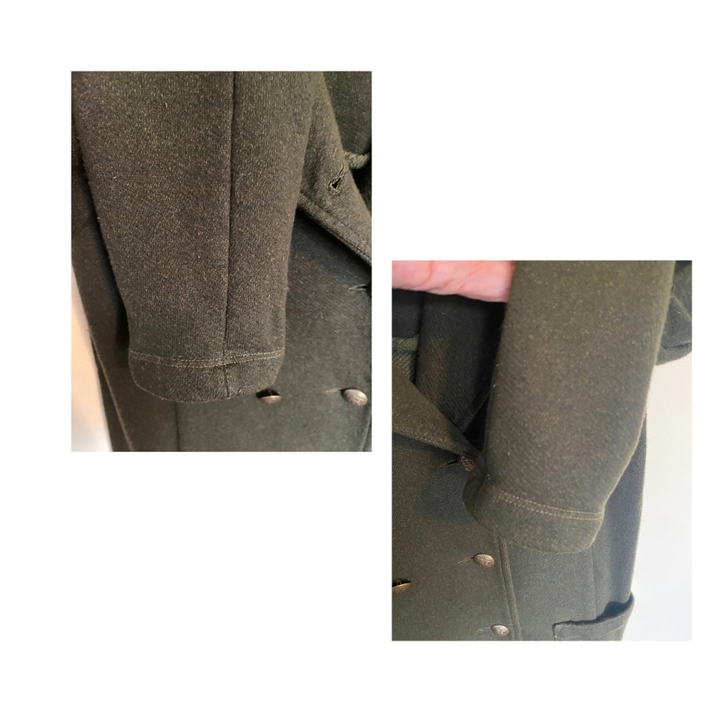 Velvet by Graham & Spencer Olive Double-Breasted Knit Jacket - Picture 4 of 7
